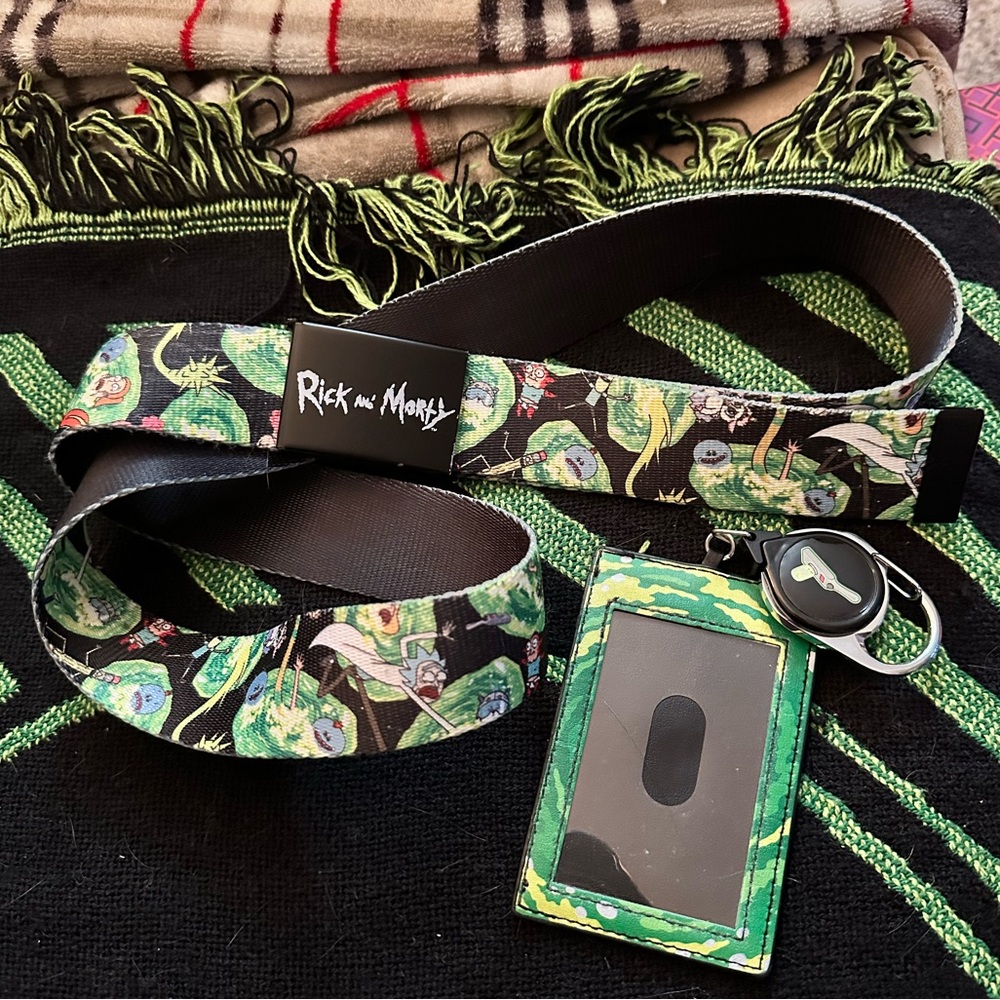 BioWorld: Rick and Morty Bundle (belt and retractable ID holder)